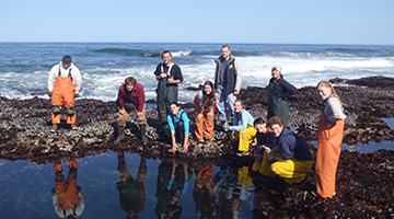 image of field training in the intertidal